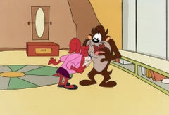 Looney Tunes Original Production Cel: Taz and Molly