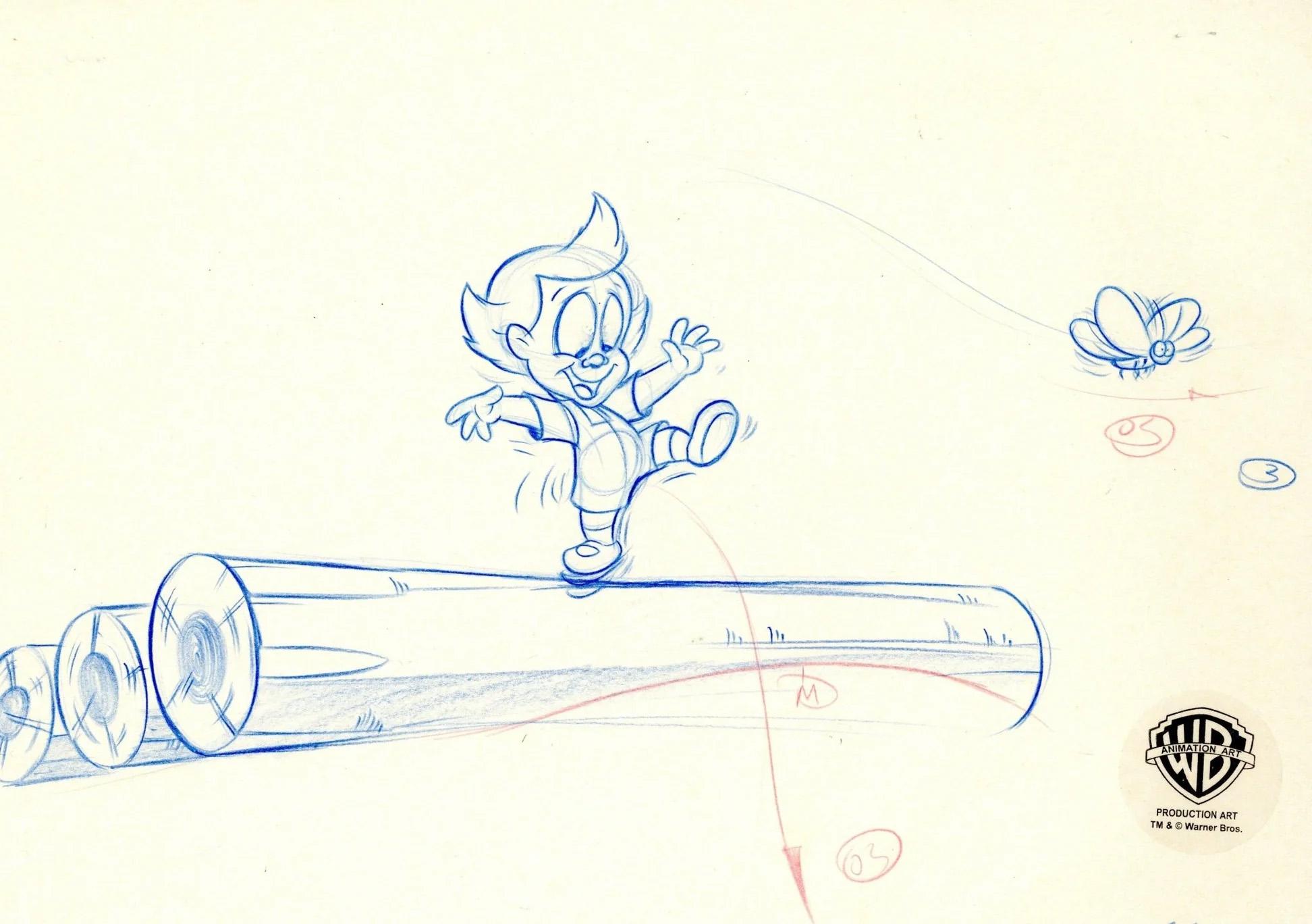 Animaniacs Original Production Drawing: Mindy - Art by Warner Bros. Studio Artists