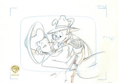Animaniacs Original Production Layout Drawing: Hello Nurse and Yakko