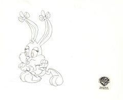 Vintage Tiny Toons Original Production Drawing: Babs Bunny