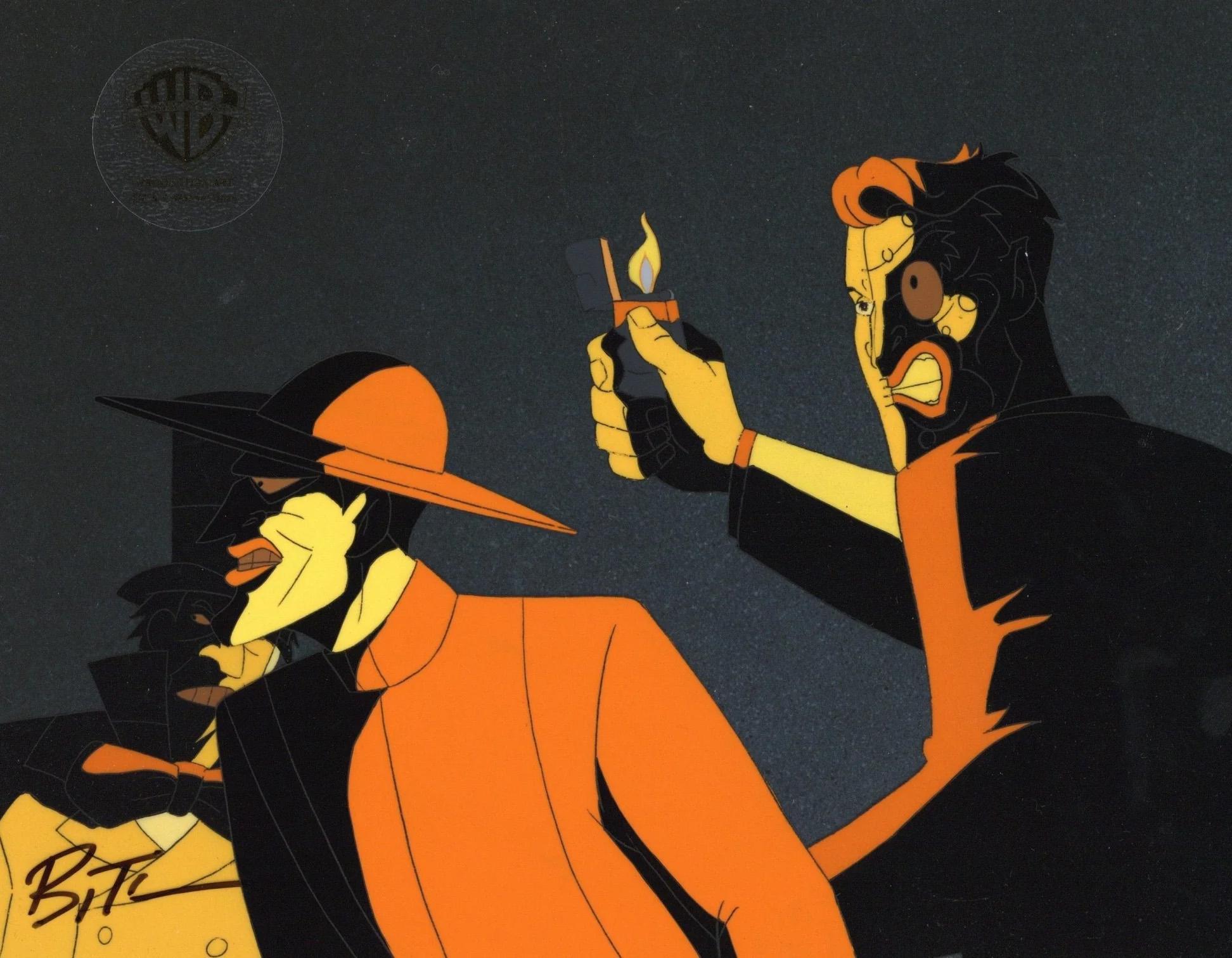 Batman The Animated Series Original Cel Signed by Bruce Timm: Batman's Rogues - Art by DC Comics Studio Artists