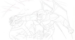 Justice League Unlimited Original Production Drawing: Warhawk and Parasite 2