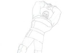 Superman the Animated Series Original Production Drawing: Darkseid