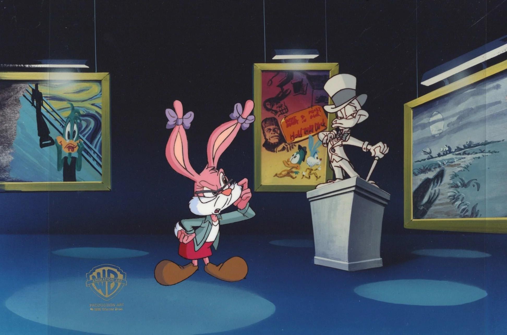 Tiny Toons Original Production Cel: Babs Bunny - Art by Warner Bros. Studio Artists