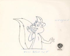 Vintage Looney Tunes Original Production Drawing: Pepe Le Pew