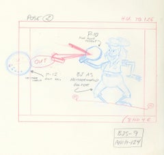 Beetlejuice The Animated Series Original Production Drawing: Beetlejuice