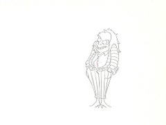 Vintage Beetlejuice The Animated Series Original Production Drawing: Beetlejuice