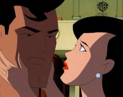 Vintage Superman the Animated Series Original Production Cel: Superman and Lois Lane