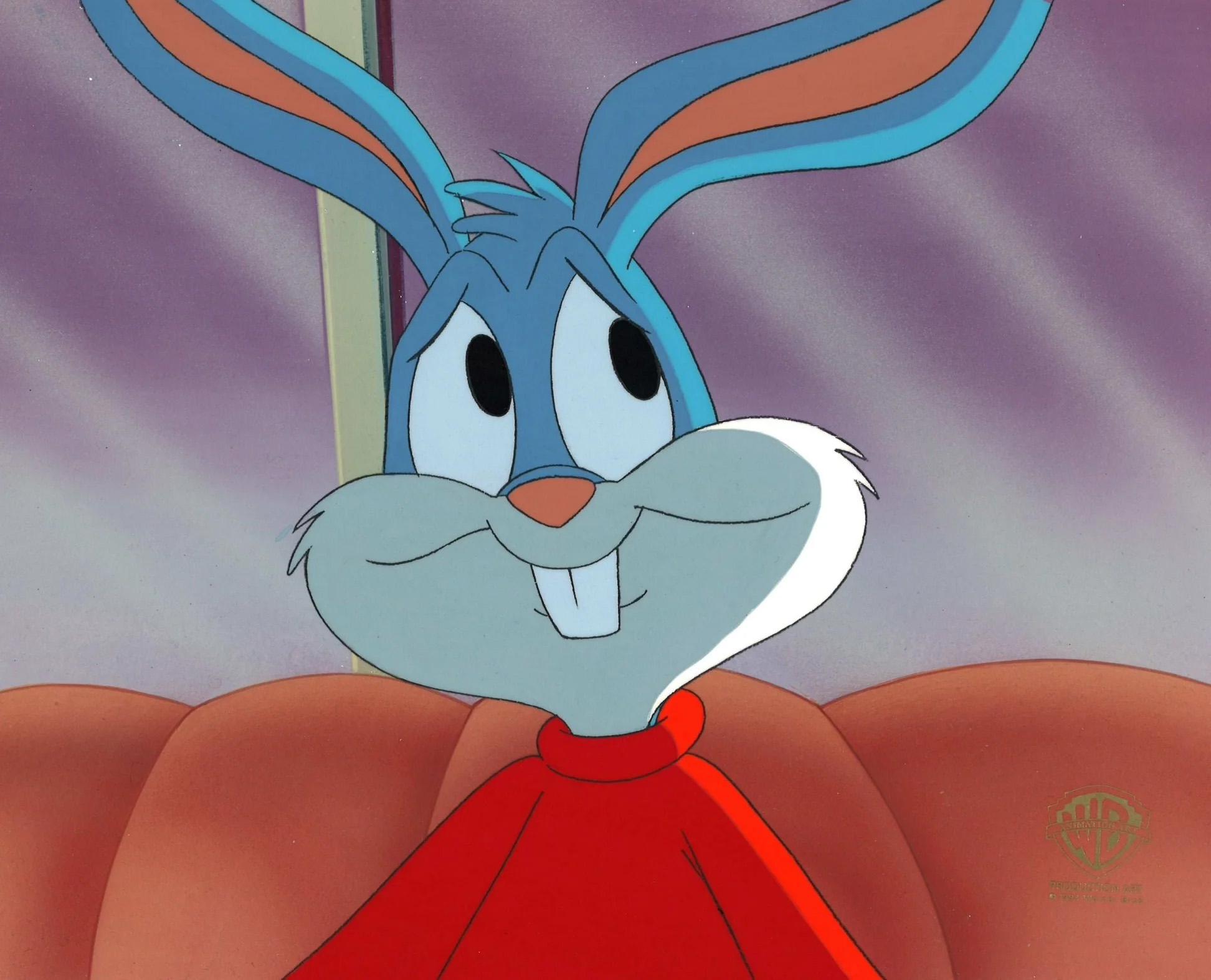 Tiny Toons Original Production Cel: Buster Bunny - Art by Warner Bros. Studio Artists