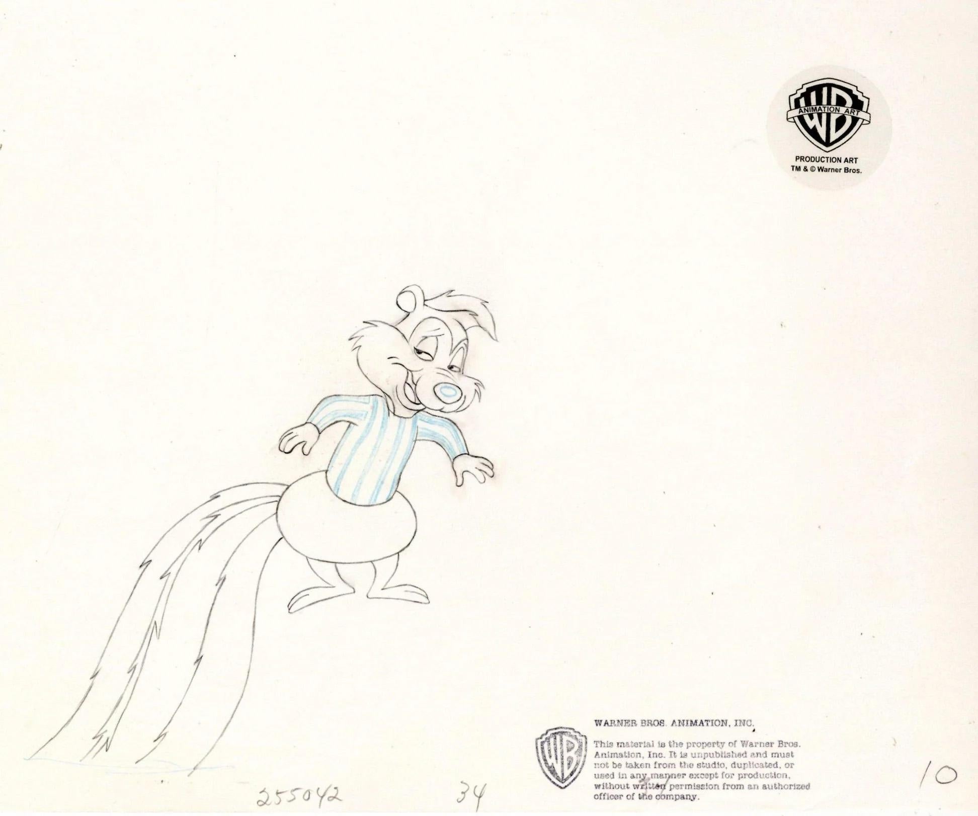 Looney Tunes Original Production Drawing: Pepe Le Pew - Art by Looney Tunes Studio Artists