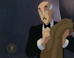 Vintage Batman The Animated Series Original Production Cel: Alfred Pennyworth