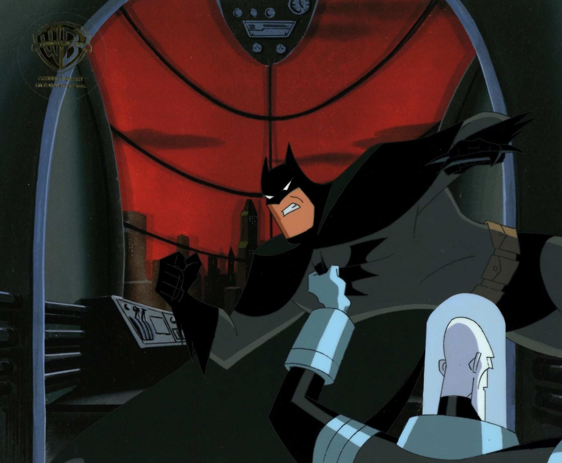 Batman Adventures Original Production Cel: Batman und Mr. Freeze – Art von DC Comics Studio Artists