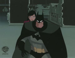 Vintage Superman the Animated Series Original Production Cel: Batman and Lois Lane