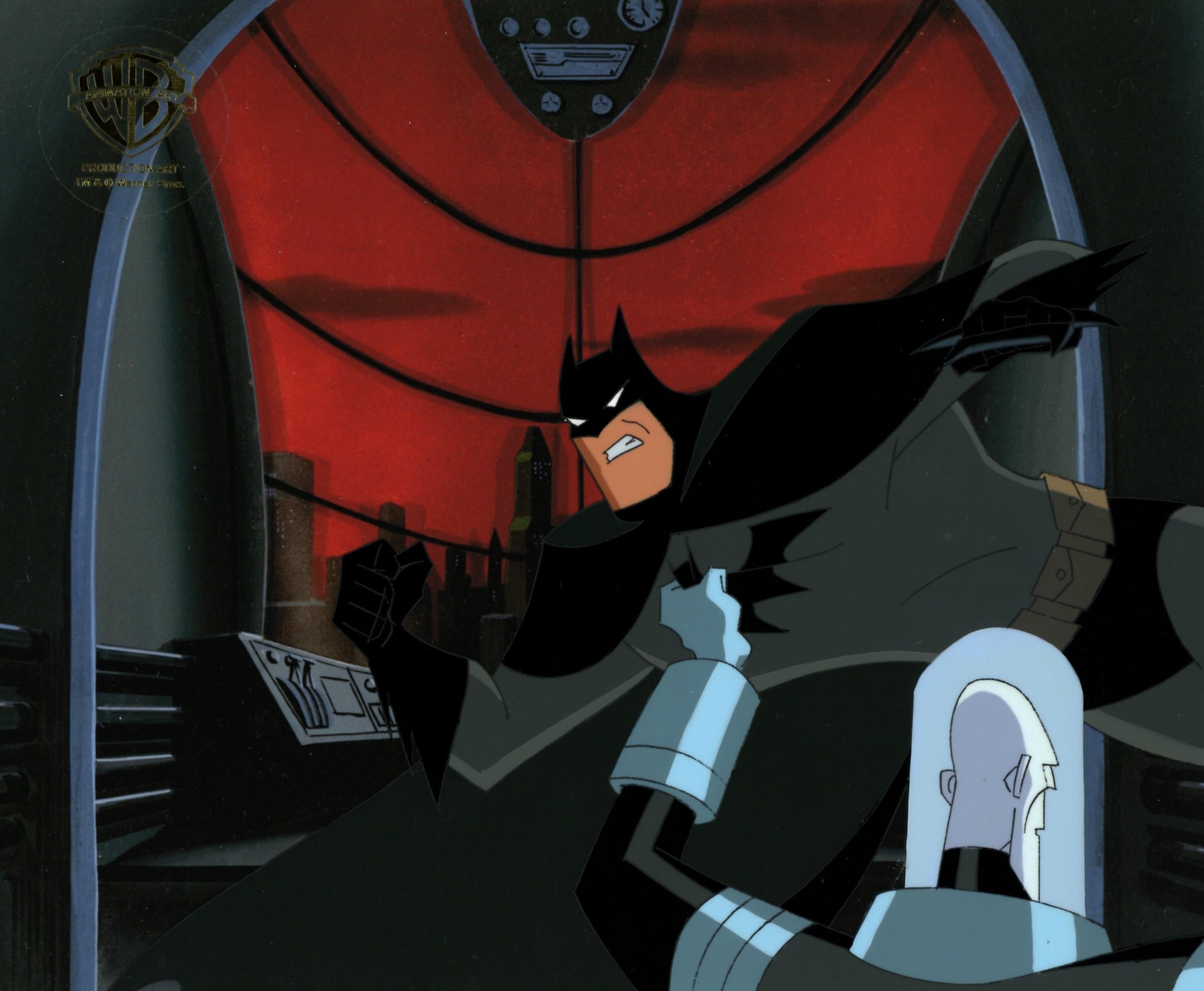 The New Batman Adventures Original Production Drawing: Poison Ivy, Harley Quinn - Art by DC Comics Studio Artists
