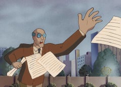 Used Batman The Animated Series Original Production Cel: Temple Fugate (Clock King)