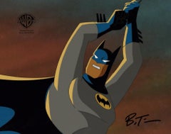 Batman The Animated Series Original Production Cel Signed by Bruce Timm: Batman