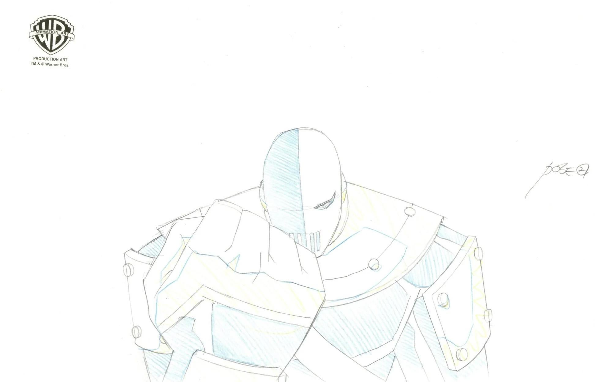 Dessin de production d'origine de Titans : ardoise