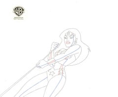Liga de la Justicia Dibujo original de producción: Wonder Woman