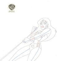 Justice League Original Production Drawing: Wonder Woman