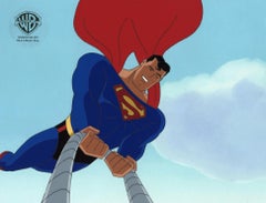 Superman the Animated Series Original Production Cel: Superman