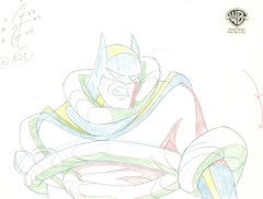 Retro Batman The Animated Series Original Production Drawing: Batman