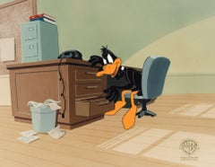 Vintage Looney Tunes Quackbusters Original Production Cel: Daffy Duck