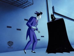 The New Batman Adventures Original Production Cel: Batman and Joker