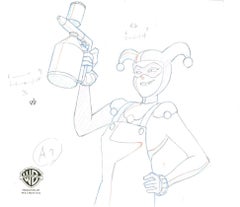 Superman the Animated Series Original Production Drawing: Harley Quinn