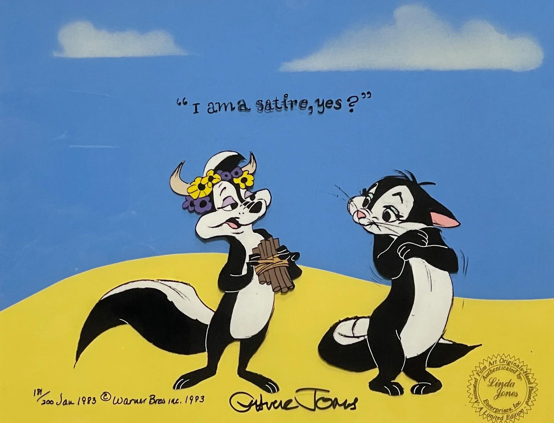 MEDIUM: Limited Edition Cel
IMAGE SIZE: 12 Field
EDITION SIZE: 200
SKU: CCV2723

ABOUT THE IMAGE: This cel is hand-signed by Chuck Jones and is numbered 181/200.