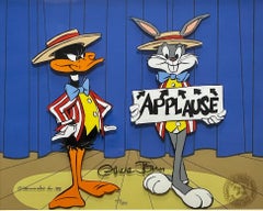 Looney Tunes Limited Edition Cel Hand-Signed by Chuck Jones: Bugs and Daffy