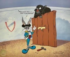 Looney Tunes Limited Edition Cel Hand-Signed by Chuck Jones: Bugs Bunny and Bull