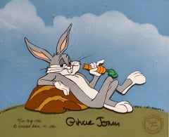 Vintage Looney Tunes Limited Edition Cel Hand-Signed by Chuck Jones: Bugs Bunny