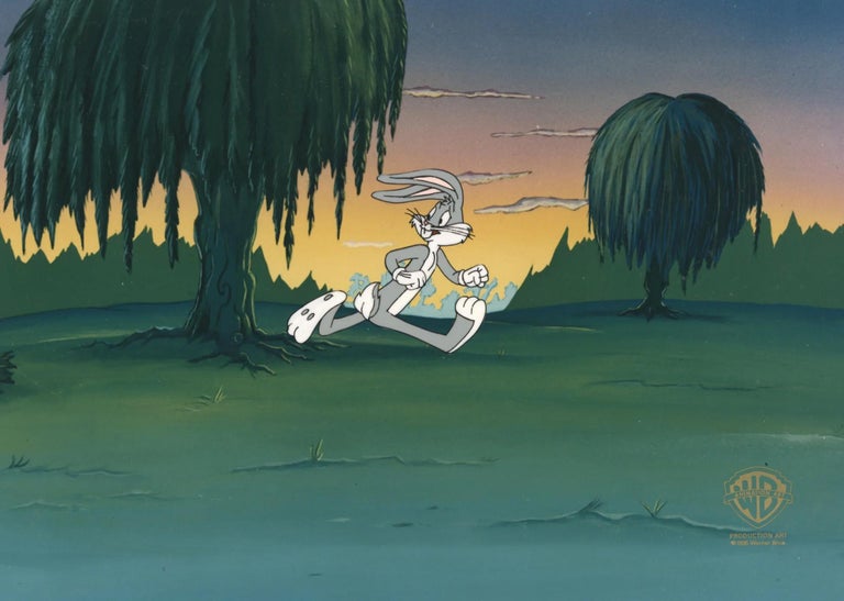 Chuck Jones - Bugs Bunny hand painted Looney Tunes film cel by Chuck Jones  For Sale at 1stDibs