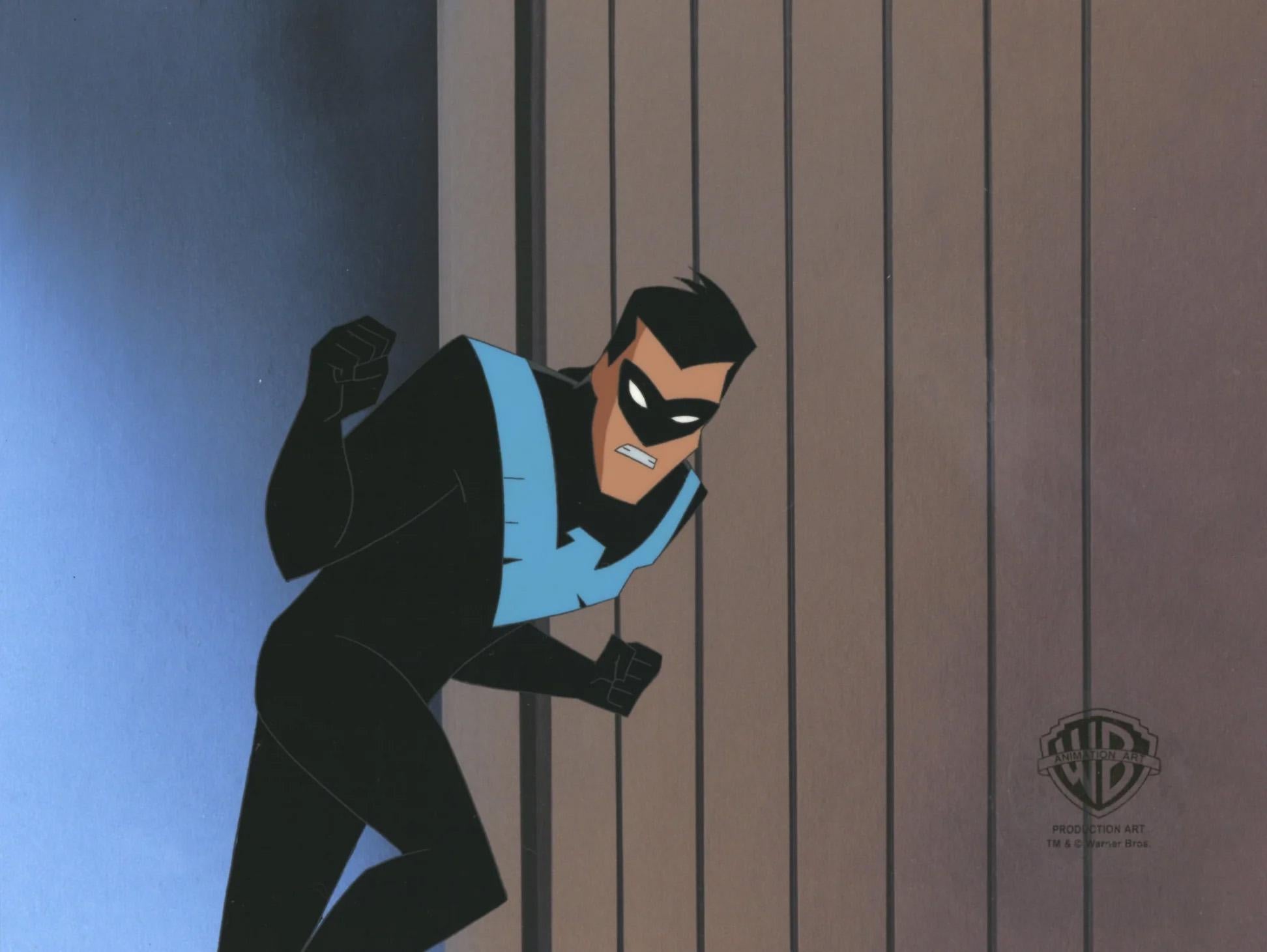 The New Batman Adventures Original Production Cel: Nightwing - Art by DC Comics Studio Artists