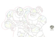 Vintage Teen Titans Original Production Drawing: Cyborg