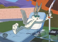 Cel de producción original de Looney Tunes firmado por Darrell Van Citters: Bugs Bunny