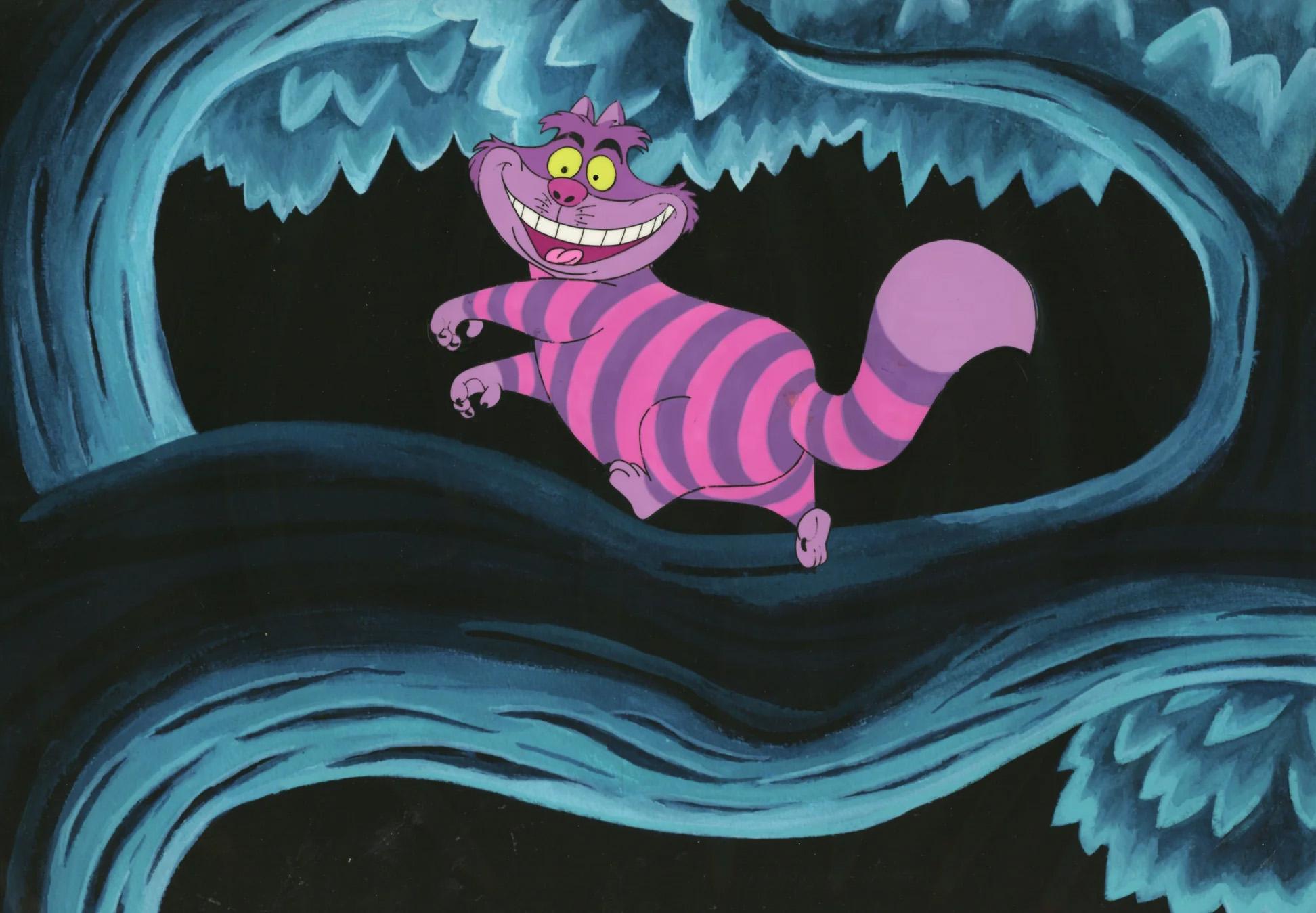 Alice in Wonderland Original Production Cel: Cheshire Cat - Art by Walt Disney Studio Artists