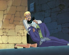The New Batman Adventures Original Cel w/ Matching Drawing: Harleen, Joker