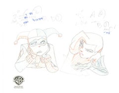 Disegno originale della produzione di The New Batman Adventures: Harley Quinn, Poison Ivy