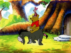 Winnie the Pooh Sericel with Framing