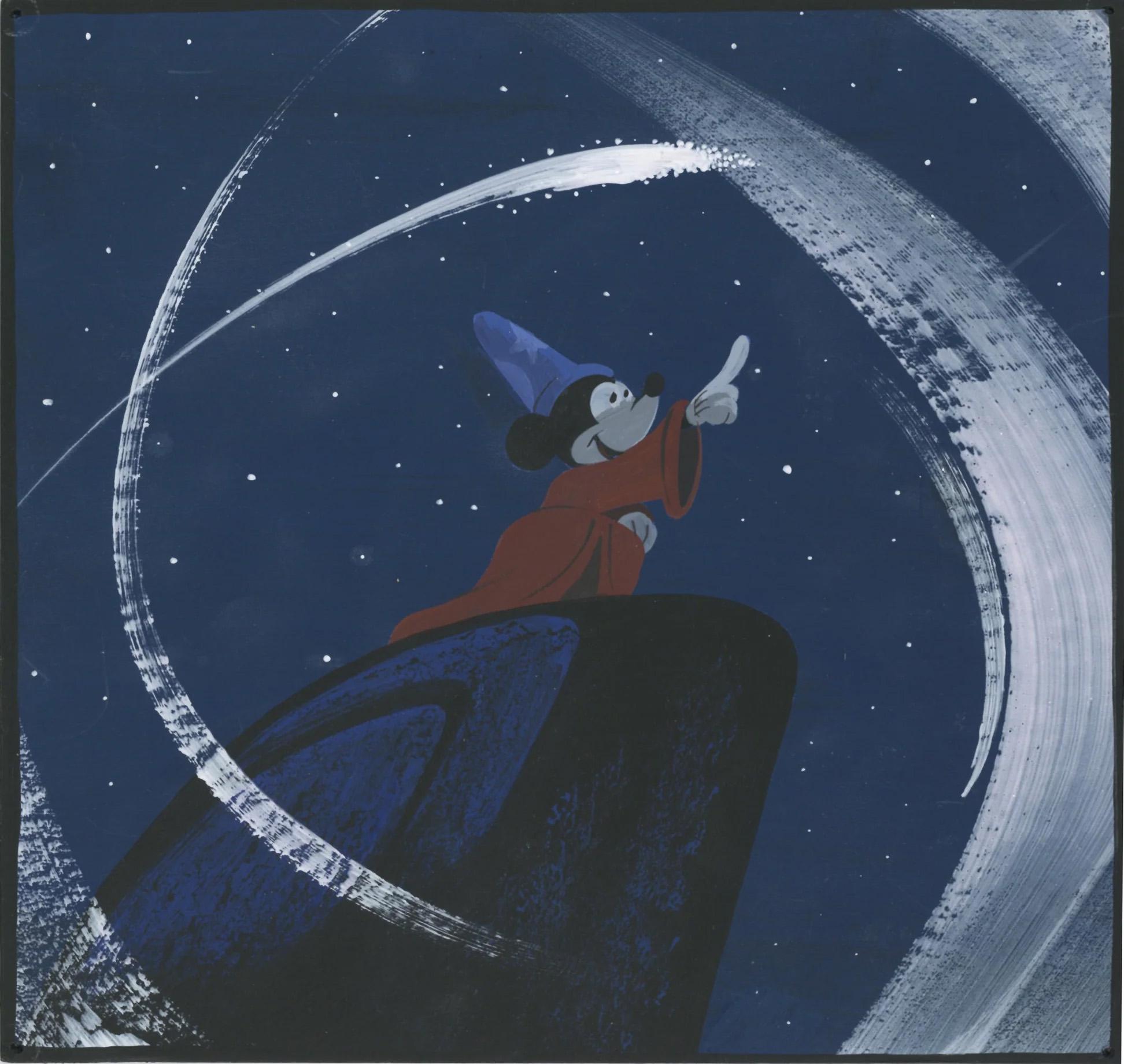 Fantasia Original Concept Painting: Mickey Mouse, Includes Framing