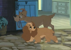 Lady and the Tramp Original Production Cel: Lady and Tramp