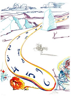 Imaginaciones y Objetos del Futuro: Fundiendo el Espacio-Tiempo 1975 Dalí Firmado a Mano