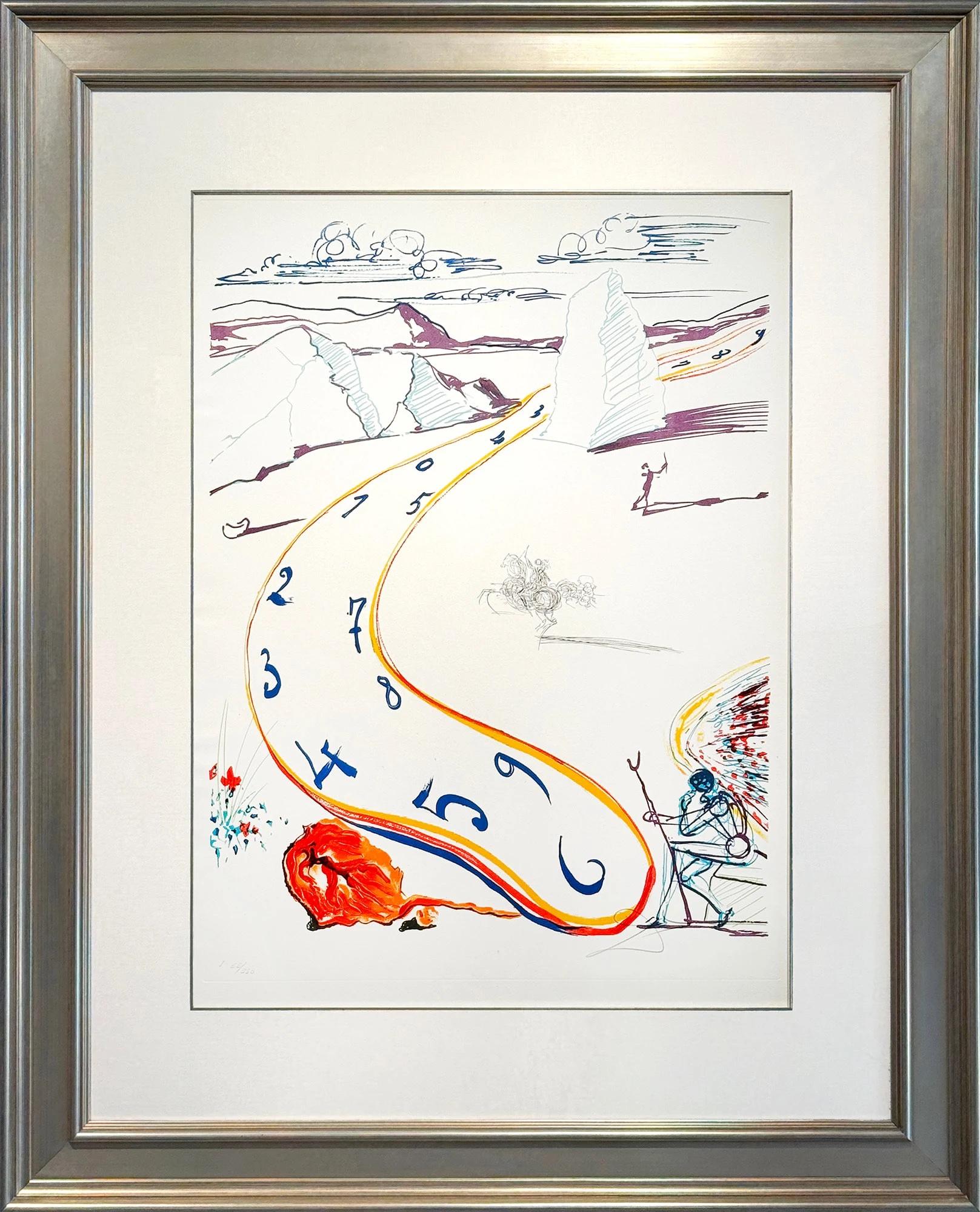 Imaginaciones y Objetos del Futuro: Fundiendo el Espacio-Tiempo 1975 Dalí Firmado a Mano - Art Arte pop de Salvador Dalí