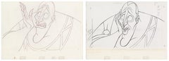 Hercules Disegno originale di produzione e copia fotostatica firmata da Tony Wong: aveva