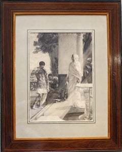 Pauline and Severus (Illustration for the Part II, Scene II of Polyeucte)