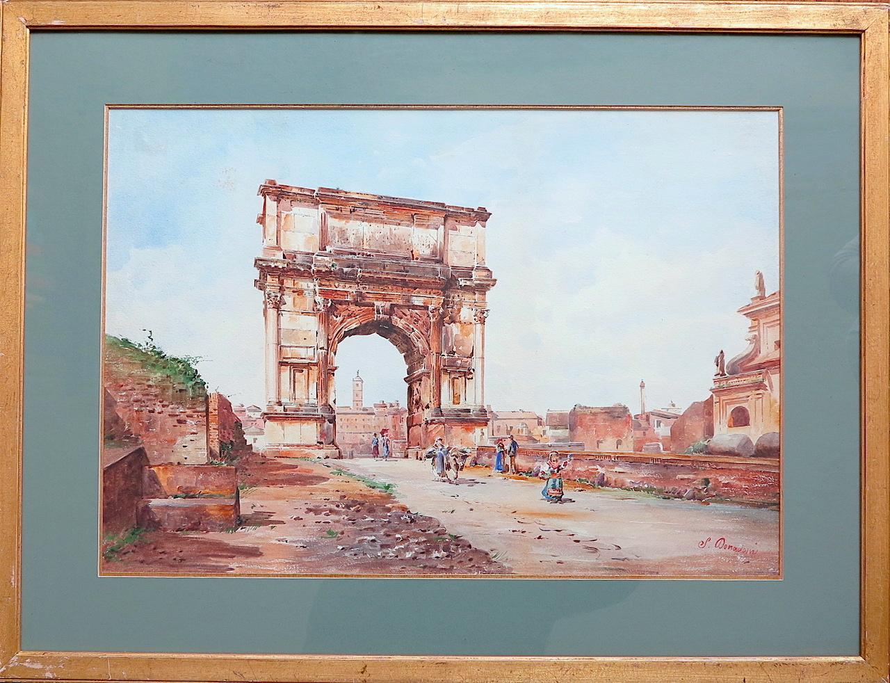 The Arch of Titus - Rome, Italy - Art by Stefano DONADONI