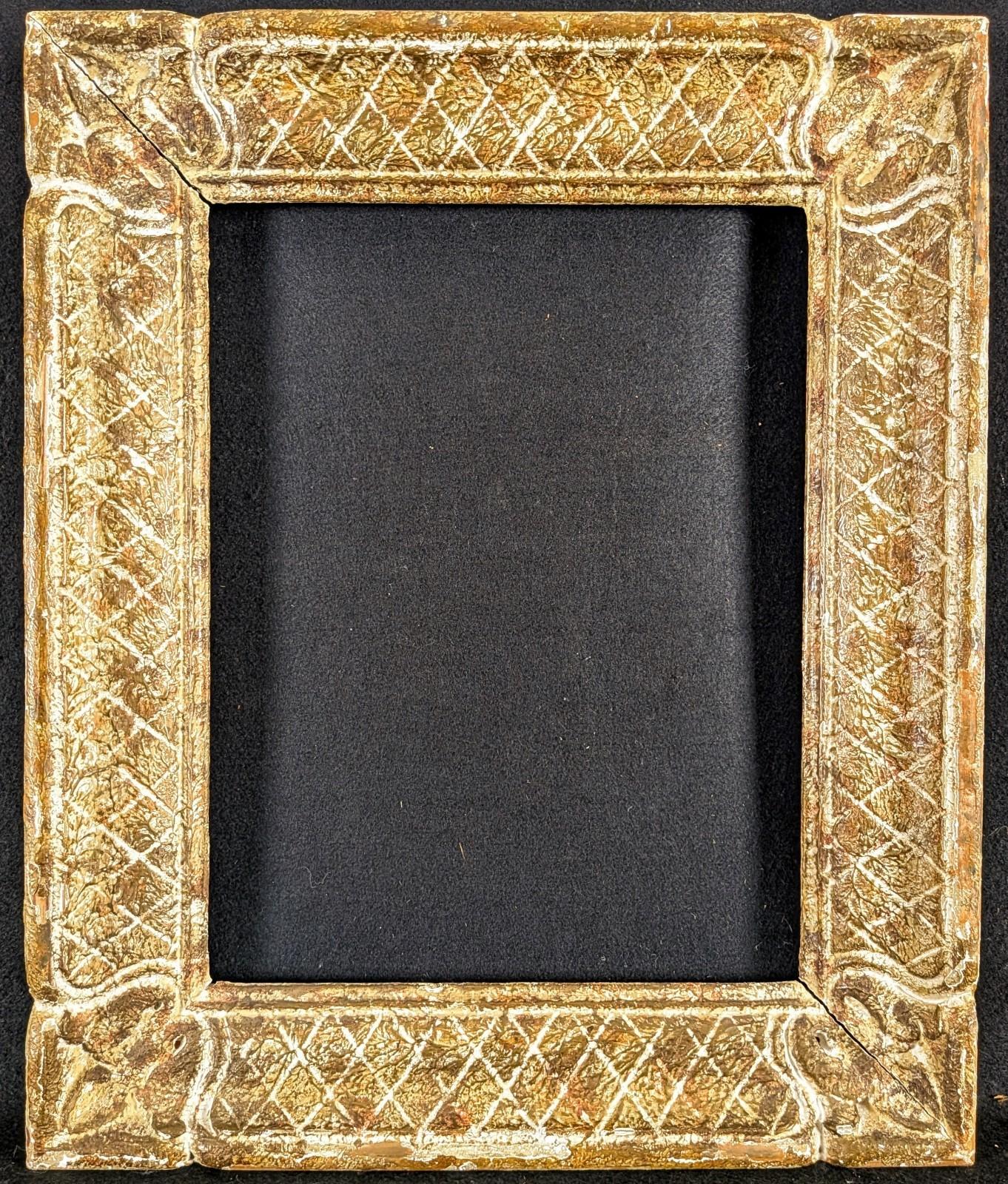 Montparnasse Frame - Mid 20th Century French Picture Portrait Painting 15 x 12 " - Art by Mid 20th Century French School