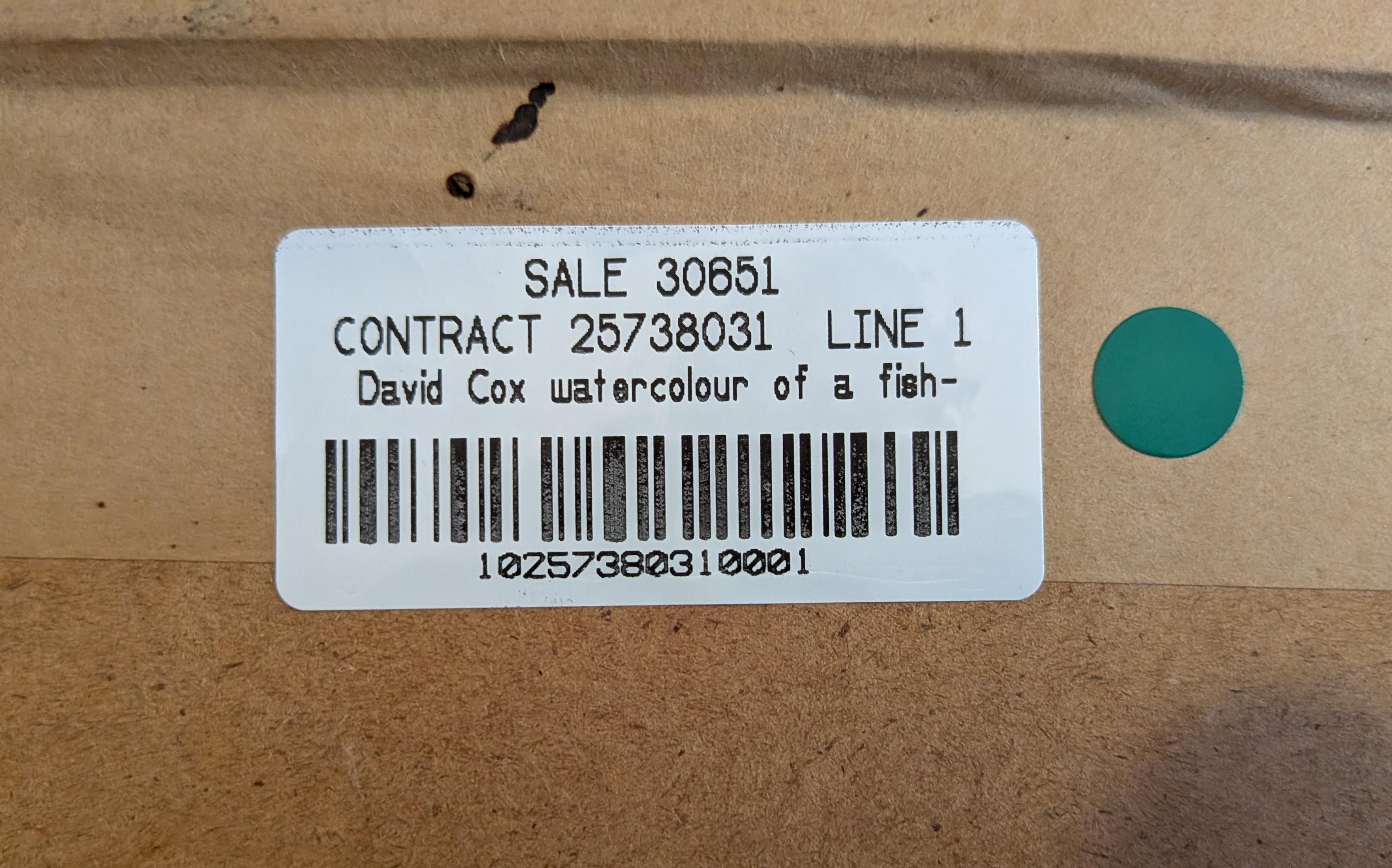 Pesca sul fiume Conwy - Pittura ad acquerello di un vecchio maestro inglese del Wales and Wales in vendita 1