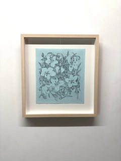 Spring Beauty - Botanical Wildflower Plant Flowers Silverpoint Pale Blue, 2025